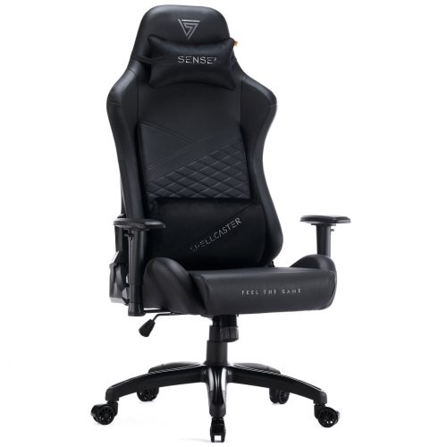 Gamer szék SENSE7 Spellcaster Senshi Edition nagy méret XL fotel, fekete