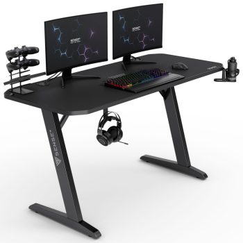   Gamer asztal SENSE7 Nomad Classic Desk, 140×60 cm Black color