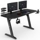 Gamer asztal SENSE7 Nomad Classic Desk, 140×60 cm Black color