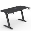 Gamer asztal SENSE7 Nomad Classic Desk, 140×60 cm Black color