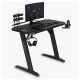 Gamer asztal SENSE7 Nomad Cybernetic 100×50 cm, fekete carbon