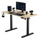 SENSE7 Állítható magasságú elektromos íróasztal Nojo 120x60cm Black Pine