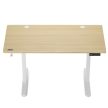 Állítható magasságú elektromos íróasztal Nojo 120x60cm fehér fenyő