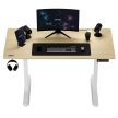 Állítható magasságú elektromos íróasztal Nojo 120x60cm fehér fenyő
