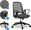 SENSE7 Sopty fekete irodai forgószék fekete