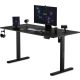 Állítható magasságú elektromos íróasztal Nojo 140x60 cm fekete