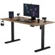 Állítható magasságú elektromos íróasztal Nojo 140x60cm fekete tölgy