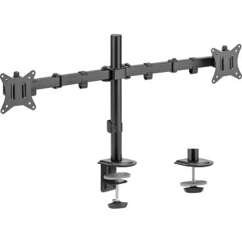   Sense7 FLOAT DOUBLE monitorállvány, állítható, 17-32 hüvelyk fekete