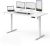 Állítható magasságú íróasztal Nojo Light 140 cm x 60 cm fehér