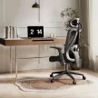 SENSE7 NOXO Ergonomikus irodai szék, deréktámasszal, állítható fejtámlával, állítható háttámla fekete