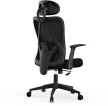 SENSE7 NOXO Ergonomikus irodai szék, deréktámasszal, állítható fejtámlával, állítható háttámla fekete