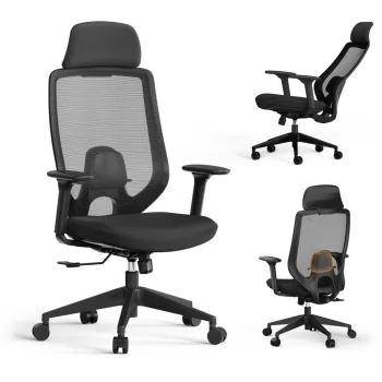 SENSE7 Nakai Ergonomikus irodai szék, hálós fekete