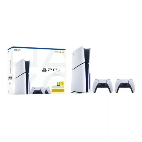 PlayStation®5 konzol 1TB + 2 DualSense vezeték nélküli kontroller (PS5)