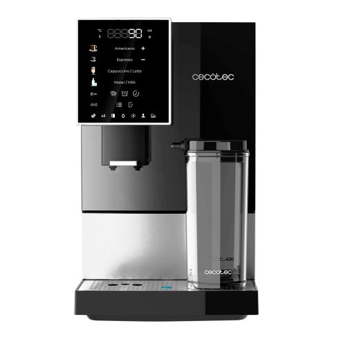 CECOTEC 509123 Cremmaet Compactccino Black Silver Kávéfőző