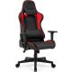 Gamer szék SENSE7 Spellcaster fotel fekete és piros.