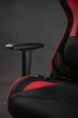 Gamer szék SENSE7 Spellcaster fotel fekete és piros.