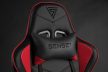 Gamer szék SENSE7 Spellcaster fotel fekete és piros.