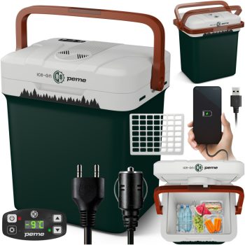 Peme elektromos hűtőláda, 22.9 literes Pine Forest