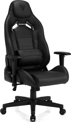 Gamer szék SENSE7 Vanguard- bőr, fekete