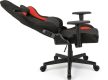 Gamer szék SENSE7 Spellcaster szövet fotel, fekete-piros. 