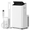HOMCOM Mobil klíma 12 000 BTU inverter technológiával, klímaberendezés 60°-os forgatási funkcióval, fehér
