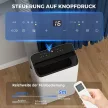 HOMCOM Mobil klíma 12 000 BTU inverter technológiával, klímaberendezés 60°-os forgatási funkcióval, fehér
