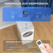 HOMCOM hordozható klímaberendezés 9000 BTU, 4 az 1-ben hordozható klímaberendezés hűtéssel, fehér 