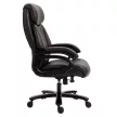 Vinsetto Főnöki irodai szék, 180 kg teherbírás, ergonomikus kialakítás, állítható magasságú, műbőr, barna.