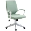 Vinsetto irodai szék, hintafunkcióval, vastagon párnázott, ergonomikus, zöld 