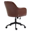 Vinsetto Főnöki irodai szék, állítható magasságú, forgófunkcióval, műbőr barna
