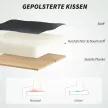 HOMCOM Ergonomikus irodai szék, felhajtható karfákkal, állítható deréktámasszal, fekete
