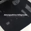 HOMCOM Prémium ergonomikus irodai szék, állítható derék- és fejtámlával, 6D karfákkal, lábtartóval, hálós, fekete