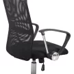 HOMCOM ergonomikus irodai szék, hintázó funkcióval, állítható magasságú, háló, fekete.