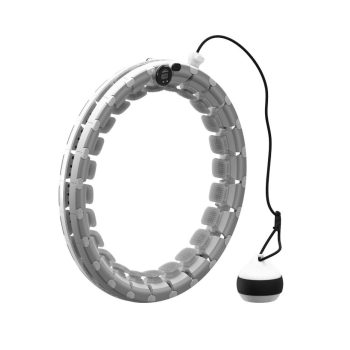   Gimnasztikai edző karika, 24 külön levehető láncszem, állítható átmérő 50 cm x 140 cm, LCD panel, fehér