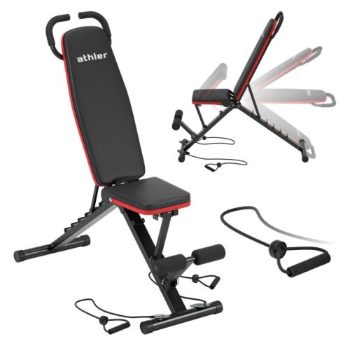 Athler multifunkcionális edzőpad 3 az 1-ben fekete