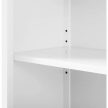 Fürdőszoba szekrény, 2 ajtós, fiókos szekrény, 60x30x80cm fehér.