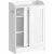 Fürdőszobai szekrény, helytakarékos, tolóajtókkal, felhőfehér 20 x 60 x 80 cm