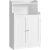 Fürdőszoba szekrény, 2 ajtóval, 2 állítható polccal, felhőfehér 30 x 60 x 100 cm