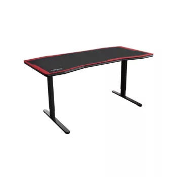 NITRO CONCEPTS D16E Gamer asztal carbon-piros 160 x 80 cm