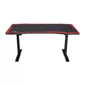   NITRO CONCEPTS D16E Elektromosan állítható Gamer asztal fekete piros 160 x 80 cm