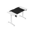 Állítható magasságú íróasztal 120 x 60 cm fehér