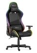 Gamer szék, FORCE RGB LED fekete carbon