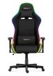 Gamer szék mesh RGB LED fekete