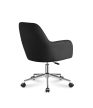 Irodai forgószék puha szivaccsal, kényelmes párna ,bársony, fekete