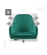 Irodai forgószék, puha szivaccsal, kényelmes párna , velvet , zöld