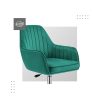 Irodai forgószék, puha szivaccsal, kényelmes párna , velvet , zöld