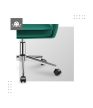 Irodai forgószék, puha szivaccsal, kényelmes párna , velvet , zöld