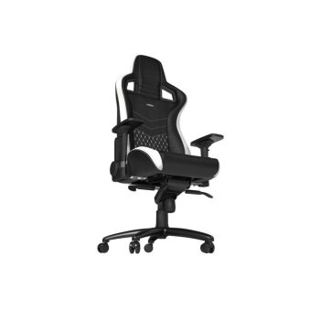   Noblechairs EPIC Gamer szék  PU Bőr párnázott ülés fekete, fehér