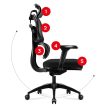 Ergonomikus gamer szék forgószék fekete.