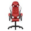 Gamer szék, forgó, ergonómikus, piros